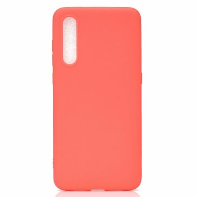 Силіконовий (TPU) чохол Deexe Matte Case для Samsung Galaxy A50 (A505) - Red