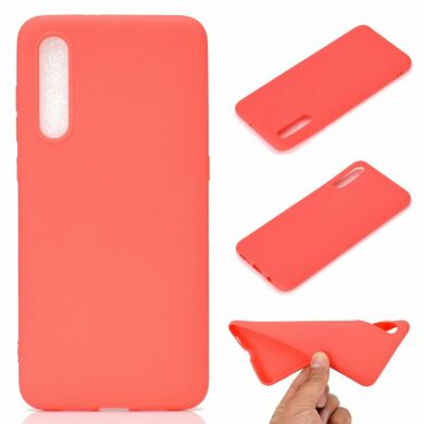 Силіконовий (TPU) чохол Deexe Matte Case для Samsung Galaxy A50 (A505) - Red