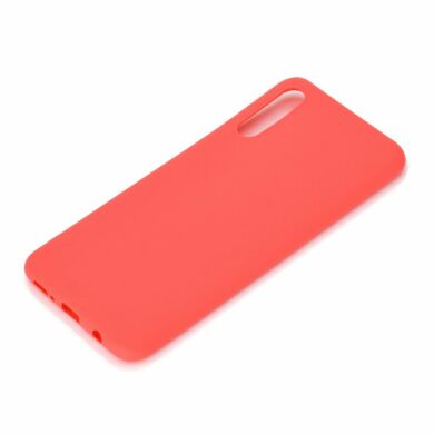 Силиконовый (TPU) чехол Deexe Matte Case для Samsung Galaxy A50 (A505) / A30s (A307) / A50s (A507) - Red