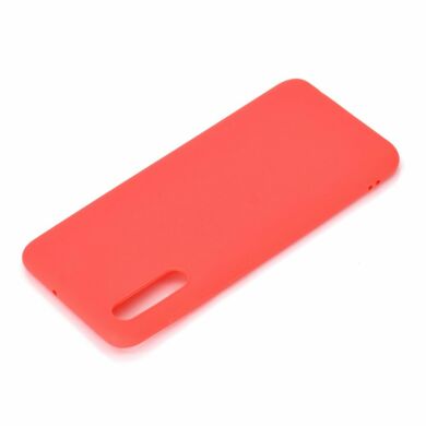 Силиконовый (TPU) чехол Deexe Matte Case для Samsung Galaxy A50 (A505) / A30s (A307) / A50s (A507) - Red