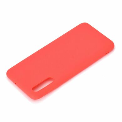 Силіконовий (TPU) чохол Deexe Matte Case для Samsung Galaxy A50 (A505) - Red