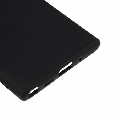 Силіконовий (TPU) чохол Deexe Matte Case для Samsung Galaxy Note 10 (N970) - Black