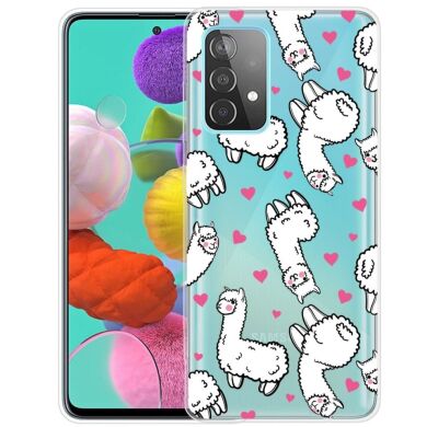 Силиконовый (TPU) чехол Deexe Pretty Glossy для Samsung Galaxy A33 - Alpaca