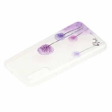 Силіконовий (TPU) чохол Deexe Pretty Glossy для Samsung Galaxy A50 (A505) - Dandelion