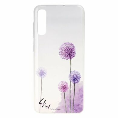 Силіконовий (TPU) чохол Deexe Pretty Glossy для Samsung Galaxy A50 (A505) - Dandelion