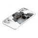 Силіконовий (TPU) чохол Deexe Pretty Glossy для Samsung Galaxy J4+ (J415) - Skull and Flowers