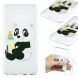 Силіконовий (TPU) чохол Deexe Pretty Glossy для Samsung Galaxy S10e (G970), Panda Holding a Bottle