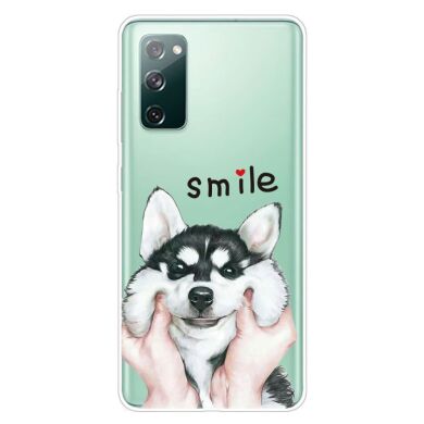 Силиконовый (TPU) чехол Deexe Pretty Glossy для Samsung Galaxy S20 FE (G780) - Dog