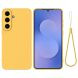 Силіконовий (TPU) чохол Deexe Silicone Case для Samsung Galaxy S26 FE - Yellow