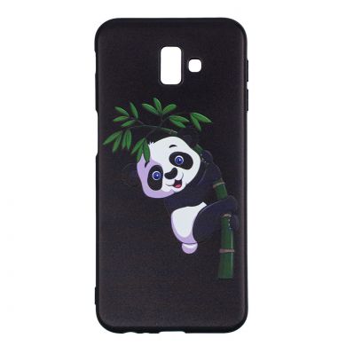 Силіконовий (TPU) чохол UniCase Color Style для Samsung Galaxy J6+ (J610) - Panda Embossment Patterned TPU