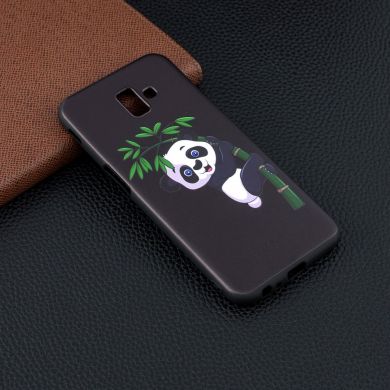 Силіконовий (TPU) чохол UniCase Color Style для Samsung Galaxy J6+ (J610) - Panda Embossment Patterned TPU