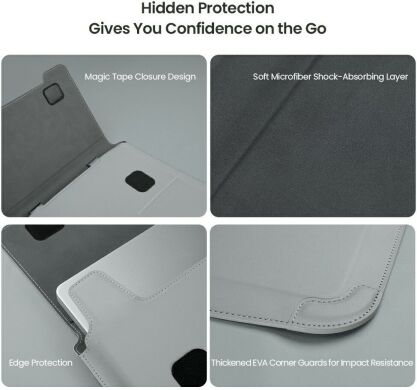 Універсальна сумка NILLKIN Versatile Pro Laptop Sleeve для планшетів і ноутбуків діагоналлю до 16 дюймів - Grey