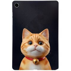 Защитный чехол Deexe Animal Series для Samsung Galaxy Tab A11 Plus (X230/236) - Shorthair Cat