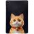 Защитный чехол Deexe Animal Series для Samsung Galaxy Tab A11 Plus (X230/236) - Shorthair Cat