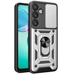 Захисний чохол Deexe Armor Shield для Samsung Galaxy S26 Plus - Silver