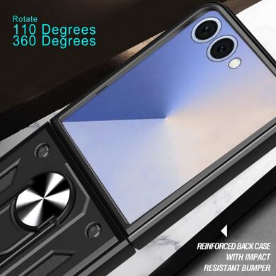 Защитный чехол Deexe Armor Shield (FF) для Samsung Galaxy Flip 7 - Rose Gold