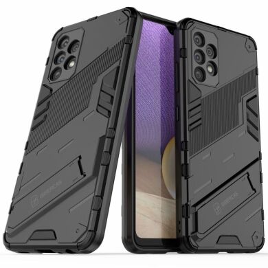 Защитный чехол Deexe Bibercas для Samsung Galaxy A32 (А325) - Black