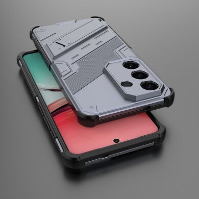 Защитный чехол Deexe Bibercas для Samsung Galaxy S26 Plus (S947) - Grey