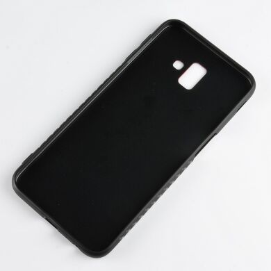 Защитный чехол Deexe Elegant Series для Samsung Galaxy J6+ (J610) - Black