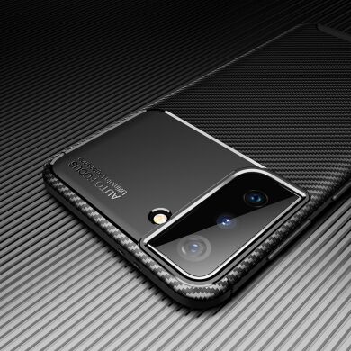 Защитный чехол Deexe Fusion для Samsung Galaxy S21 Plus - Blue