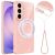 Захисний чохол Deexe Glitter Case with MagSafe для Samsung Galaxy A57 (A576) - Pink