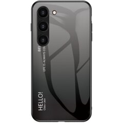 Захисний чохол Deexe Gradient Color для Samsung Galaxy S23 Plus - Black / Grey