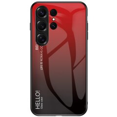 Захисний чохол Deexe Gradient Color для Samsung Galaxy S26 Ultra - Red / Black