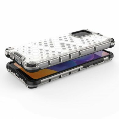 Защитный чехол Deexe Honeycomb Series для Samsung Galaxy A31 (A315) - White