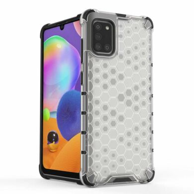 Захисний чохол Deexe Honeycomb Series для Samsung Galaxy A31 (A315) - White