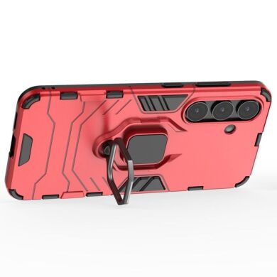 Захисний чохол Deexe Hybrid Case для Samsung Galaxy S25 Plus (S936) - Red