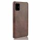 Захисний чохол Deexe Leather Back Cover для Samsung Galaxy A71 (A715) - Brown
