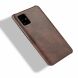Захисний чохол Deexe Leather Back Cover для Samsung Galaxy A71 (A715) - Brown