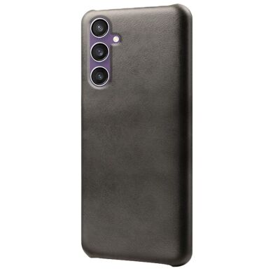 Защитный чехол Deexe Leather Back Cover для Samsung Galaxy S23 FE - Black