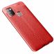 Захисний чохол Deexe Leather Cover для Samsung Galaxy A21s (A217) - Red