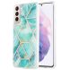 Защитный чехол Deexe Marble Pattern Samsung Galaxy S21 Plus (G996) - Light Turquoise. Фото 1 из 4