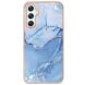 Защитный чехол Deexe Marble Style для Samsung Galaxy A24 (A245) - Blue. Фото 2 из 8