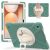 Защитный чехол Deexe Rotation Hybrid для Samsung Galaxy Tab A11 Plus (X230/236) - Green
