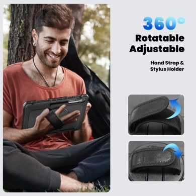 Защитный чехол Deexe Shockproof Case для Samsung Galaxy Tab S10 FE Plus - Black