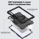 Защитный чехол Deexe Shockproof Case для Samsung Galaxy Tab S10 FE Plus - Black. Фото 10 из 10
