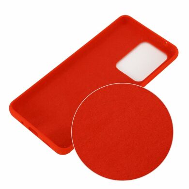 Защитный чехол Deexe Silicone Case для Samsung Galaxy S20 Ultra (G988) - Red