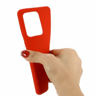 Защитный чехол Deexe Silicone Case для Samsung Galaxy S20 Ultra (G988) - Red