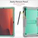 Защитный чехол Deexe Storm Stand для Samsung Galaxy Tab S10 FE Plus - Green / Grey. Фото 3 из 8
