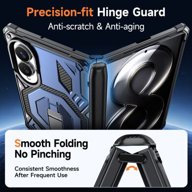 Защитный чехол Deexe Tank Stand для Samsung Galaxy Fold 8 - Grey