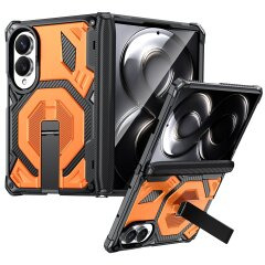 Защитный чехол Deexe Tank Stand для Samsung Galaxy Fold 8 - Orange