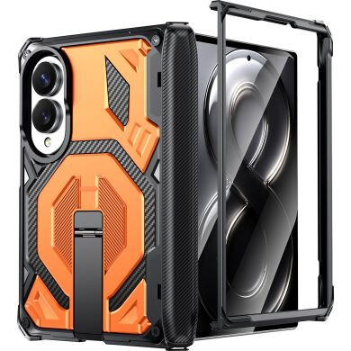 Защитный чехол Deexe Tank Stand для Samsung Galaxy Fold 8 - Orange