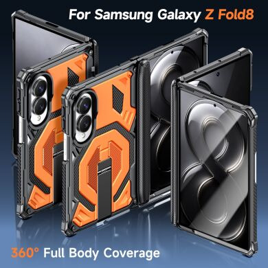 Защитный чехол Deexe Tank Stand для Samsung Galaxy Fold 8 - Grey