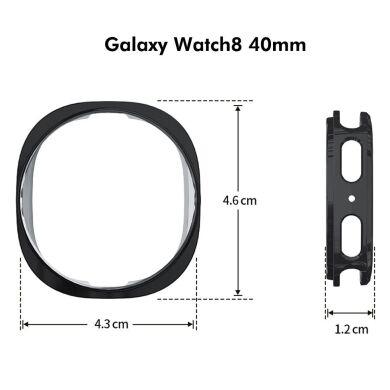 Защитный чехол Enkay Protective Case для Samsung Galaxy Watch 8 (40mm) - Black