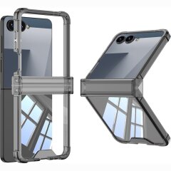 Защитный чехол GKK Airbag Clear Case для Samsung Galaxy Flip 8 - Transparent Black