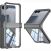Защитный чехол GKK Airbag Clear Case для Samsung Galaxy Flip 8 - Transparent Black