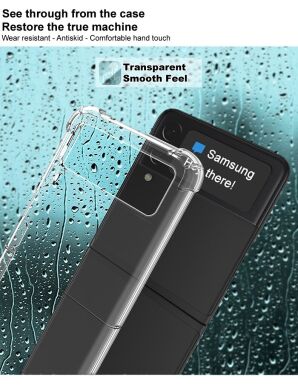 Защитный чехол IMAK Airbag (FF) для Samsung Galaxy Flip 3 - Transparent